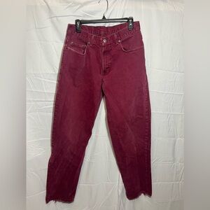 GAP Vintage 90s Men's red dye Baggy Fit Jeans